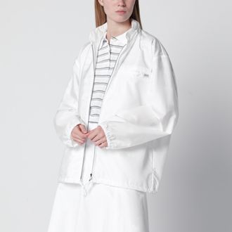 Prada Giacca leggera in Re-Nylon bianca