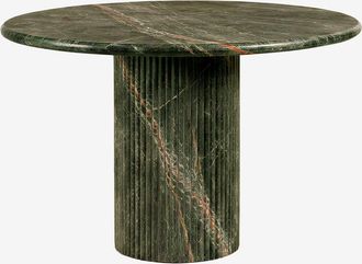 Sklum Mesa De Comedor Redonda &Oslash;120 Cm En Piedra Natural Grosseto Sklum