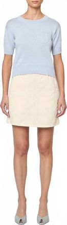 Atelier Delphine Mari Top In Pastel Blue
