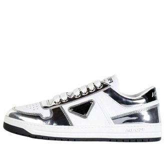 Prada (WMNS) PRADA Downtown Trainers White Silver 1E792M_3LL2_F0J36