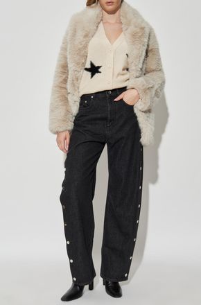 Zadig&Voltaire Fleur Faux Fur Jacket, Womens, Grey