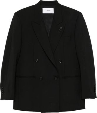 Lardini Cameron Jacket - Dames - Blazers - Zwart - L - Wol - Jassen