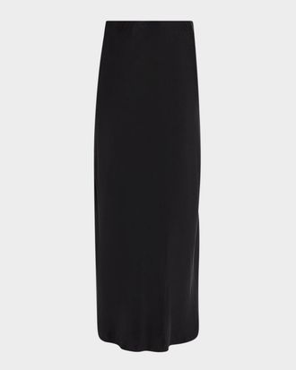 By Malene Birger Barbara Straight Satin Maxi Skirt