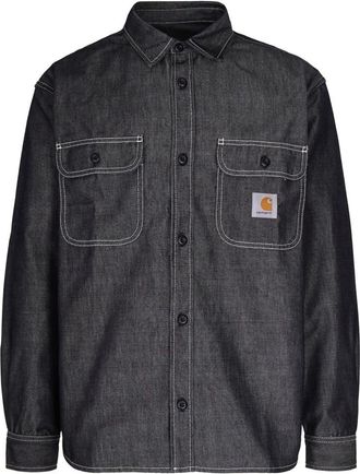 Carhartt Work in Progress Black Relaxed Logo Shirt
