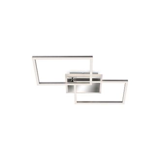 Briloner Plaf&oacute;n Led Rectangular 50 X 38,8 X 8 Cm 40w 4400lm Cromo