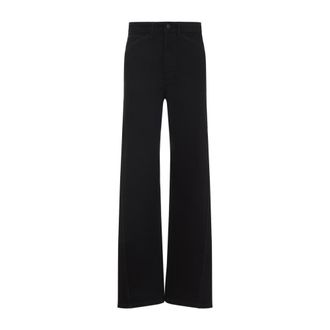Christophe Lemaire Black Cotton Pants