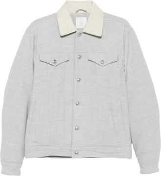 Eleventy Jack met kraag - Grijs