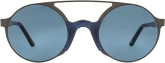 Andy Wolf Gray Metal Sunglasses
