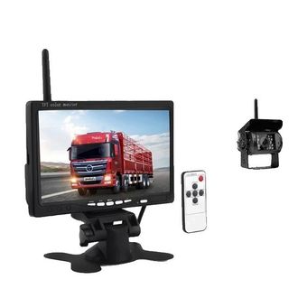 OEM C&aacute;mara De Visi&oacute;n Trasera Inal&aacute;mbrica, Monitor De 7 Pulgadas, Doble Entrada Av, B Con C&aacute;mara