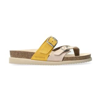 Mephisto Flat Sandalen - Dames - Slippers - Veelkleurig - 35 EU - Su&egrave;de - Schoenen