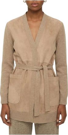 Max Mara Mxsoliveto C&aacute;rdigan - Knitwear - Mujer - Beige - S