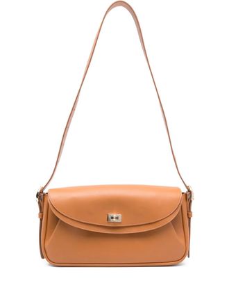 Sandro leather shoulder bag - women - Calf Leather - One Size - Brown