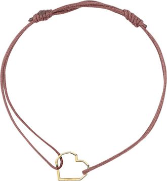 Aliita Pure Corazon Armband - Dames - Armbanden - Rood - ONE Size - Katoen - Accessoires