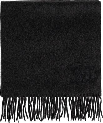 Max Mara Wsdalia Kasjmieren Sjaal - Dames - Wintersjaals - Grijs - ONE Size - Kasjmier - Accessoires