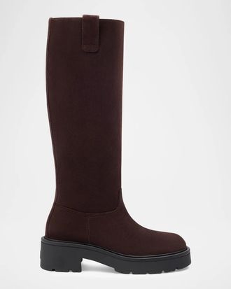 Stuart Weitzman Ren 20MM Suede Knee-High Boots
