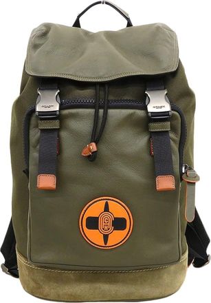 Coach Khaki Canvas Backpack (Pre-Owned)