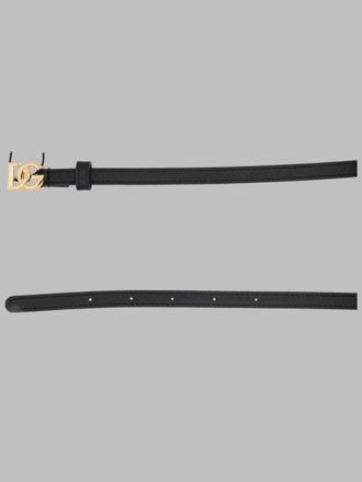 Dolce & Gabbana Logo-Adorned Belt - Black