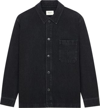 Saint Laurent denim katoenen overshirt