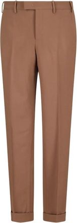 Pantaloni Torino Heren, Broeken, Bruin, Maat: XL Wol