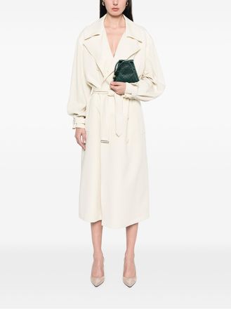 Bottega Veneta Tweedehands Mini Lamsleer Kristal Versierde Driehoek Handtas