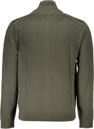 Napapijri Half-Zip Wool Sweater - Green