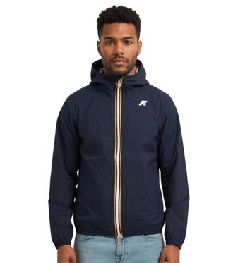 K-Way Navy Blue Hood Jacket