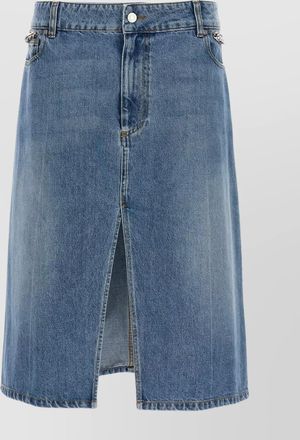 Stella McCartney skirt with chain detail and pockets