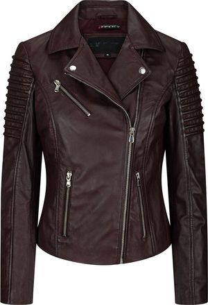 TruClothing Slim Fitted Soft Leather Biker Jacket