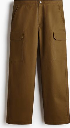 H&M Cargohose in Relaxed Fit - Green