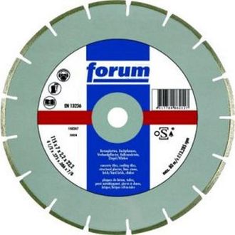Forum Muela Motosierra Diamantada, Unido Al L&aacute;ser, Con Concentration Diamantada Medione, &Oslash; X Escariado : 125 X 22,23 Mm, Tama&ntilde;o De Segmento H X L 10 X 2,2 M
