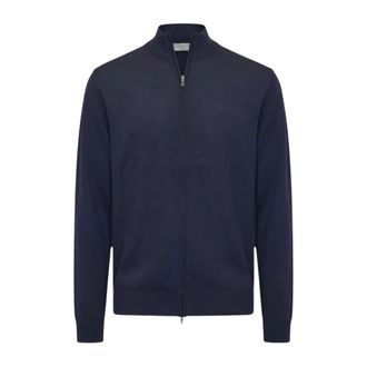 FILIPPO DE LAURENTIIS Cardigan con zip intera - - Knitwear - Uomo - Blu - S