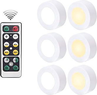 OEM Applique A Led Con Telecomando, Rgb Dimmerabile, Timer, 2 Telecomandi, Utilizzabile Anche Come Luce Per Armadi, 3 W/3 W, Colori E Luminosit&agrave; Regolabil