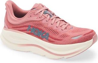 Hoka One One Bondi 9 Running Shoe in Lingonberry /Cranberry at Nordstrom, Size 5.5