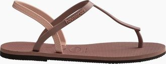 Havaianas Womens Womens Hav. You Paraty Rj Black 035 Flip Flops - Pink - Size: 7.5