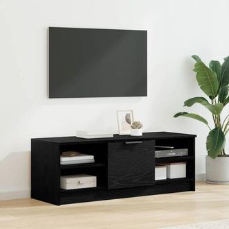 vidaXL vidaXL Mobile TV Rovere Nero 102 x 35 x 36,5 cm Legno multistrato