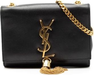 Saint Laurent Pre-owned Cross Body Bag - Dames - Vintage Schoudertas - Zwart - ONE Size - Leer - Vintage