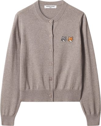 Maison Kitsun&eacute; Double Fox Head Cardigan