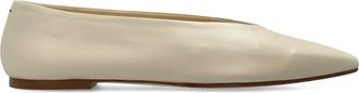 Aeyde Betty Ballerina - Dames - Ballerinas - Beige - 37 EU - Leer - Schoenen