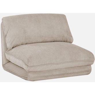 Sweeek Sweeek - Poltrona convertibile velluto a coste grosse coste 1 posto