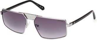 Guess GU00087 08B Mens Sunglasses Gunmetal Size 60