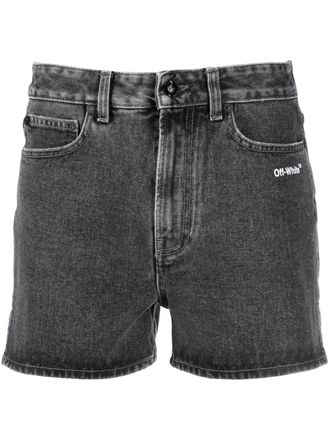 Off-white Denim shorts - Grijs