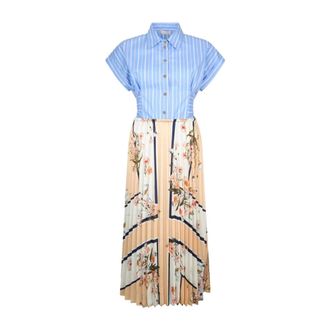 Liu Jo Midi Dresses, female, Multicolor, Size: 2XS Longuette Dress