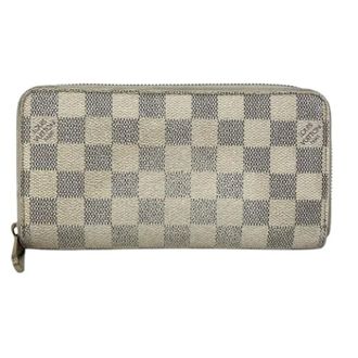 Louis Vuitton Pre-owned Wallets, male, White, Size: ONE SIZE Pre-owned Zippy Wallet Damier Azur
