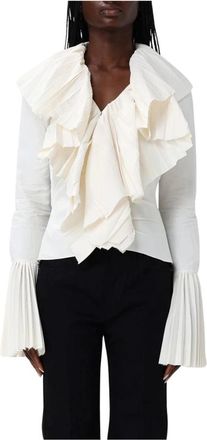 Alexander McQueen Mujer, Blusas y Camisas, Beige, Talla: S