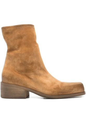 Mars&egrave;ll Laarzen met vierkante neus - Bruin