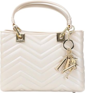 Marc Ellis Handbags, female, Beige, Size: ONE SIZE Flat Krissy M Handbag in White