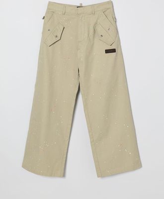 Dsquared2 Pantaloni Dsquared2 in cotone con stampa splatter