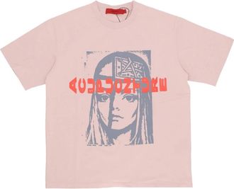Acupuncture Endless Tee - Heren - T-shirts - Roze - S - Katoen - Tops