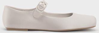 Charles & Keith Square-Toe Mary Jane Flats