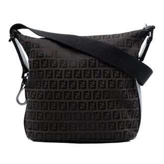 Fendi Pre-owned Fendi Zucchino Canvas Shoulder Bag Ladies LOI3HXQUW0BCDDAG